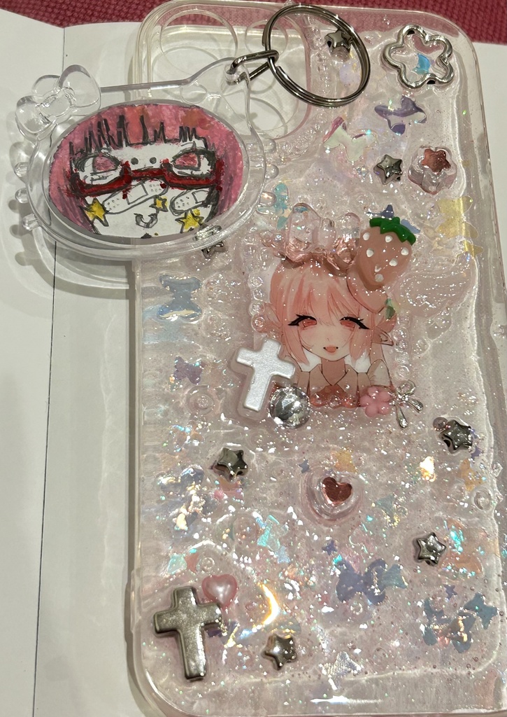 キー付き⭐︎スマホケース【iPhone13/14】