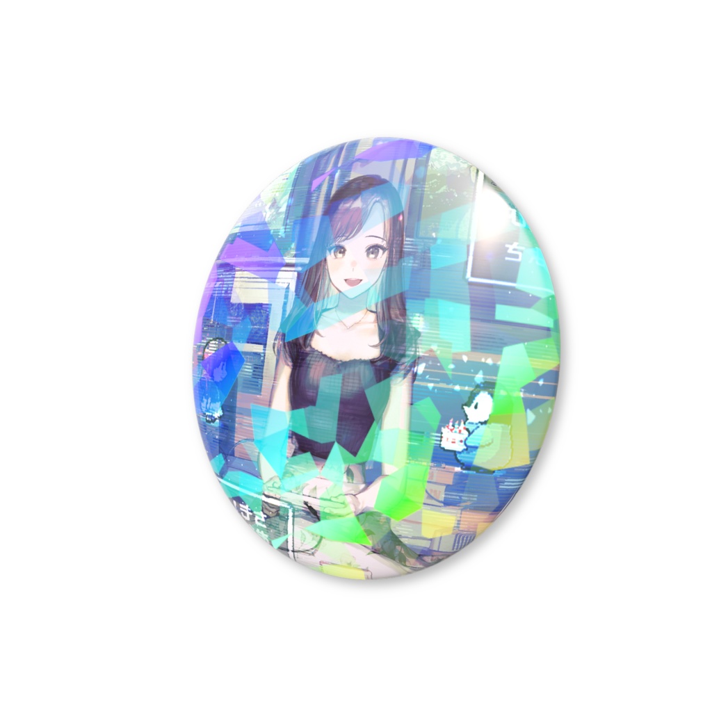 ホログラム缶バッジ【ちもんち誕生日記念2025記念グッズ】