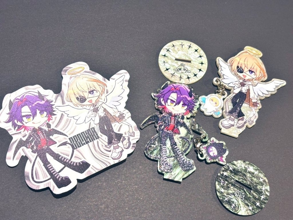 Zeffiro てんあく チャーム付きアクリルスタンド