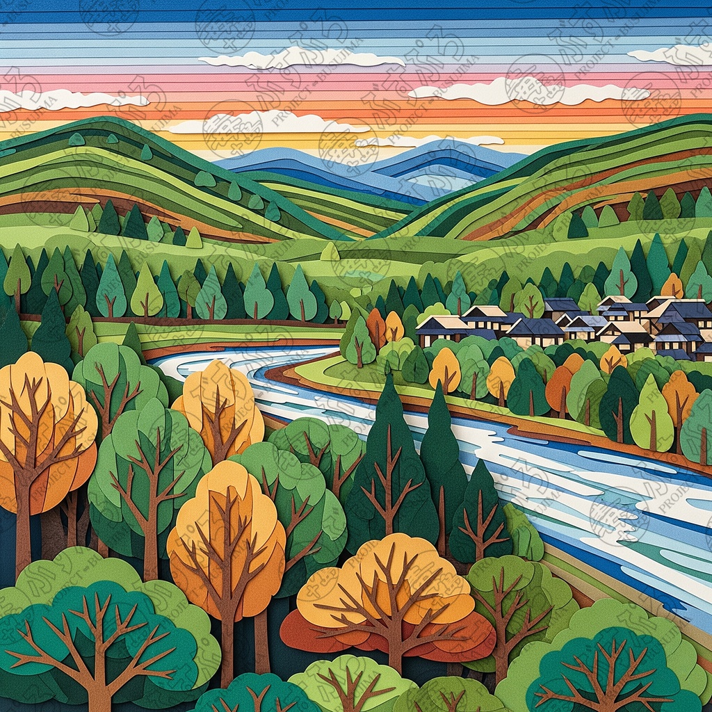 【素材集】背景内で使用を想定した絵画っぽい素材