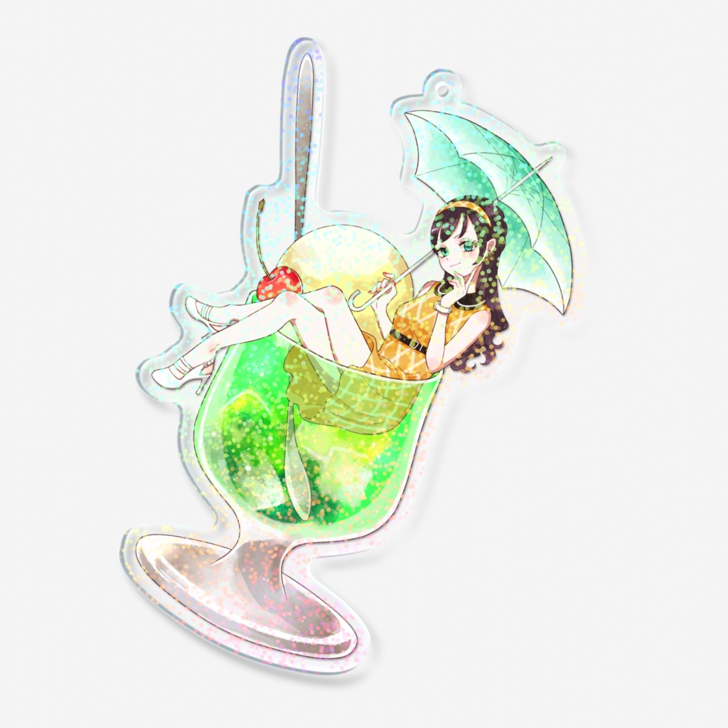 バースデーアクリルキーホルダー