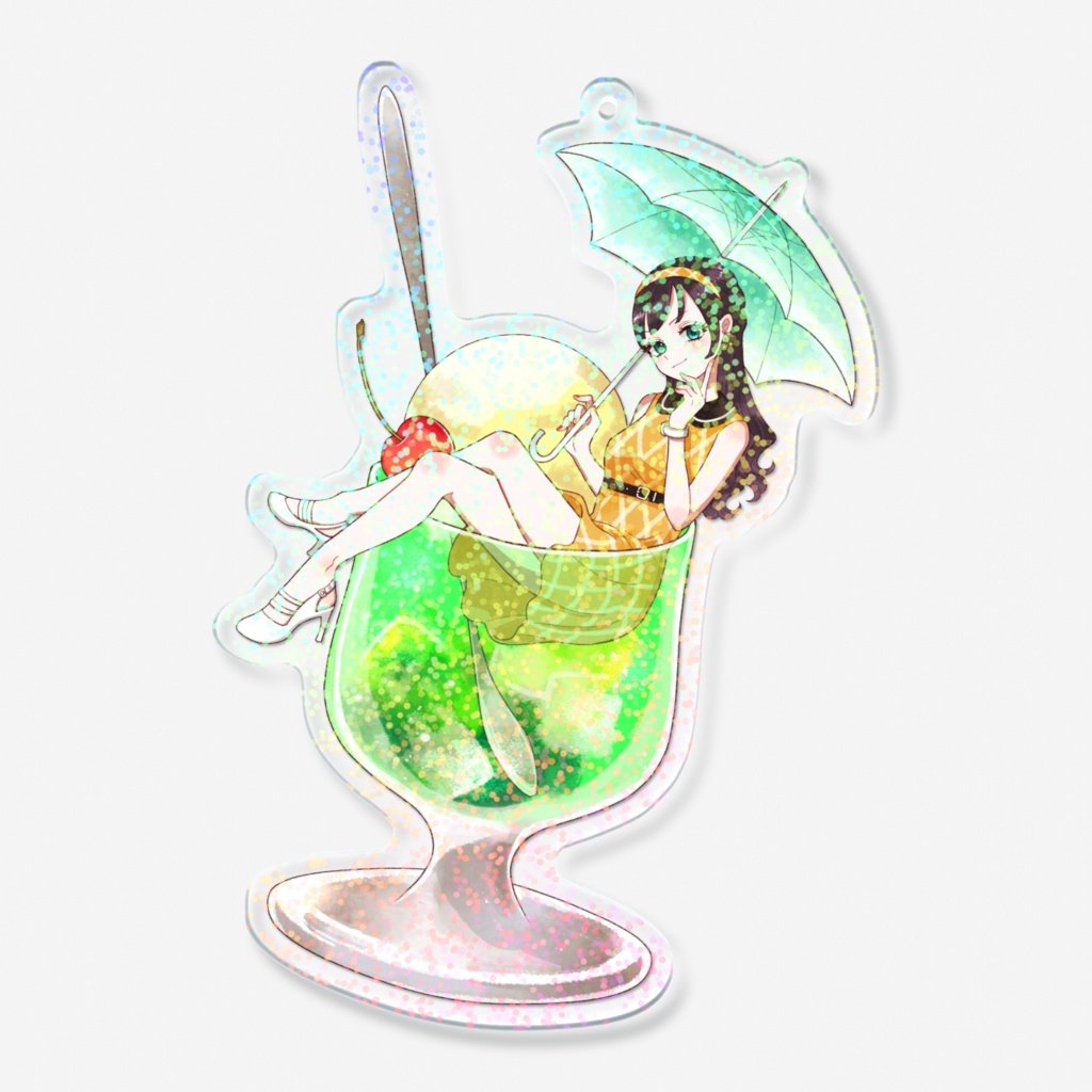 バースデーアクリルキーホルダー