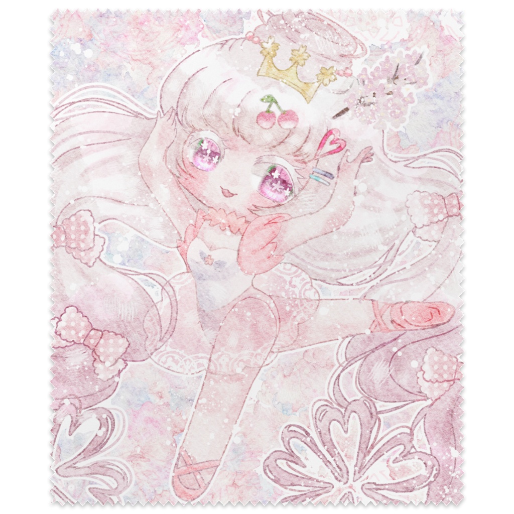 【メガネ拭き】バレリーナ・チェリズフローロィ