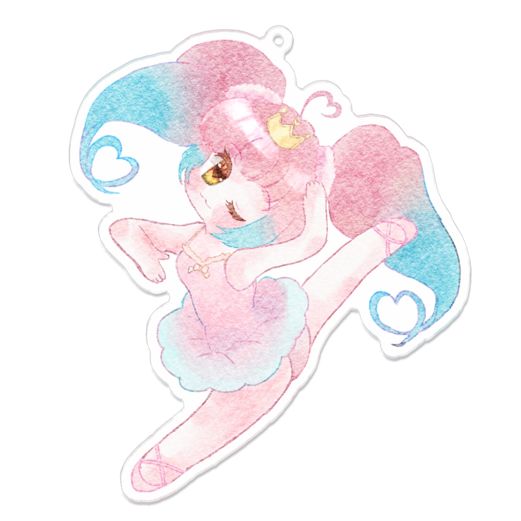 バレリーナ・ひなっツちゃん【アクキー】100mm / 70mm / 50mm