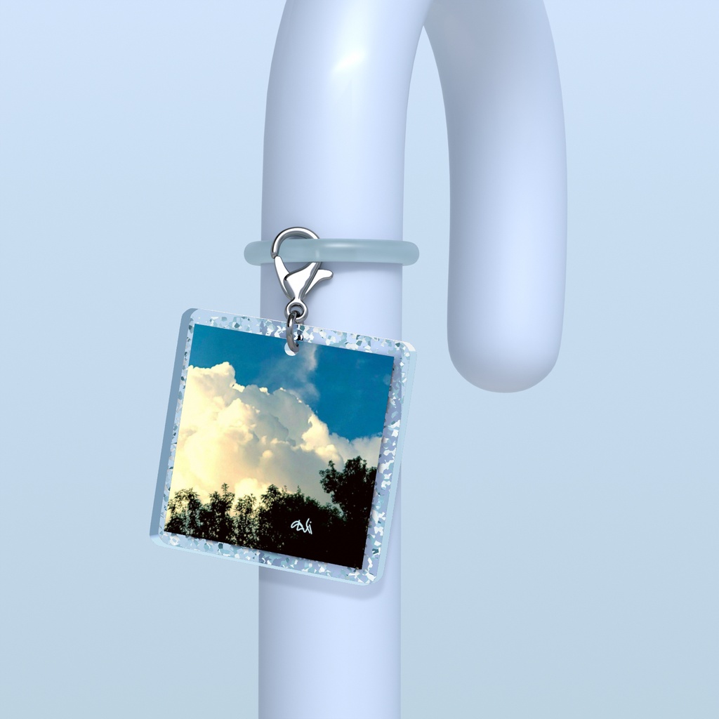ふあふあのわたあめ雲をみて甘い気持ちになるめじるしチャーム
