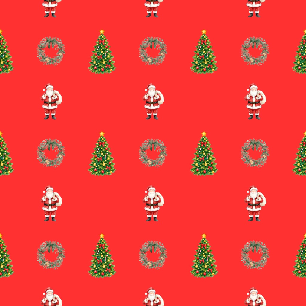クリスマスデジタルペーパー10枚セット