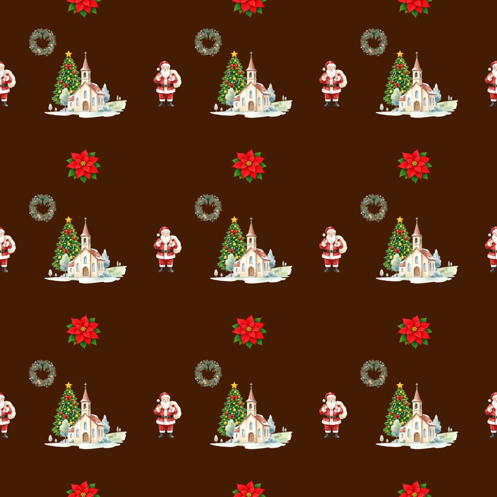 クリスマスデジタルペーパー１０枚セット