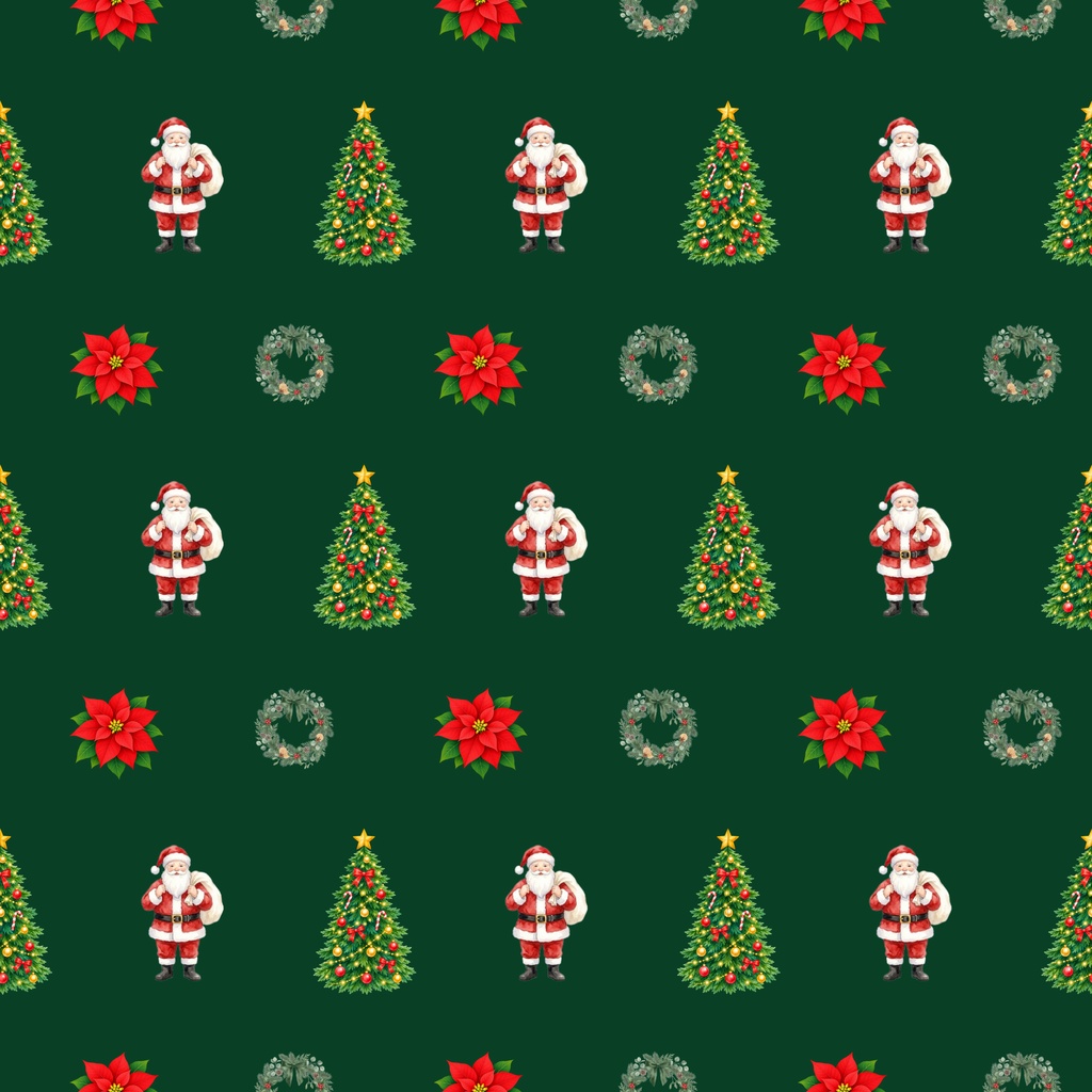 クリスマスデジタルペーパー10枚セット