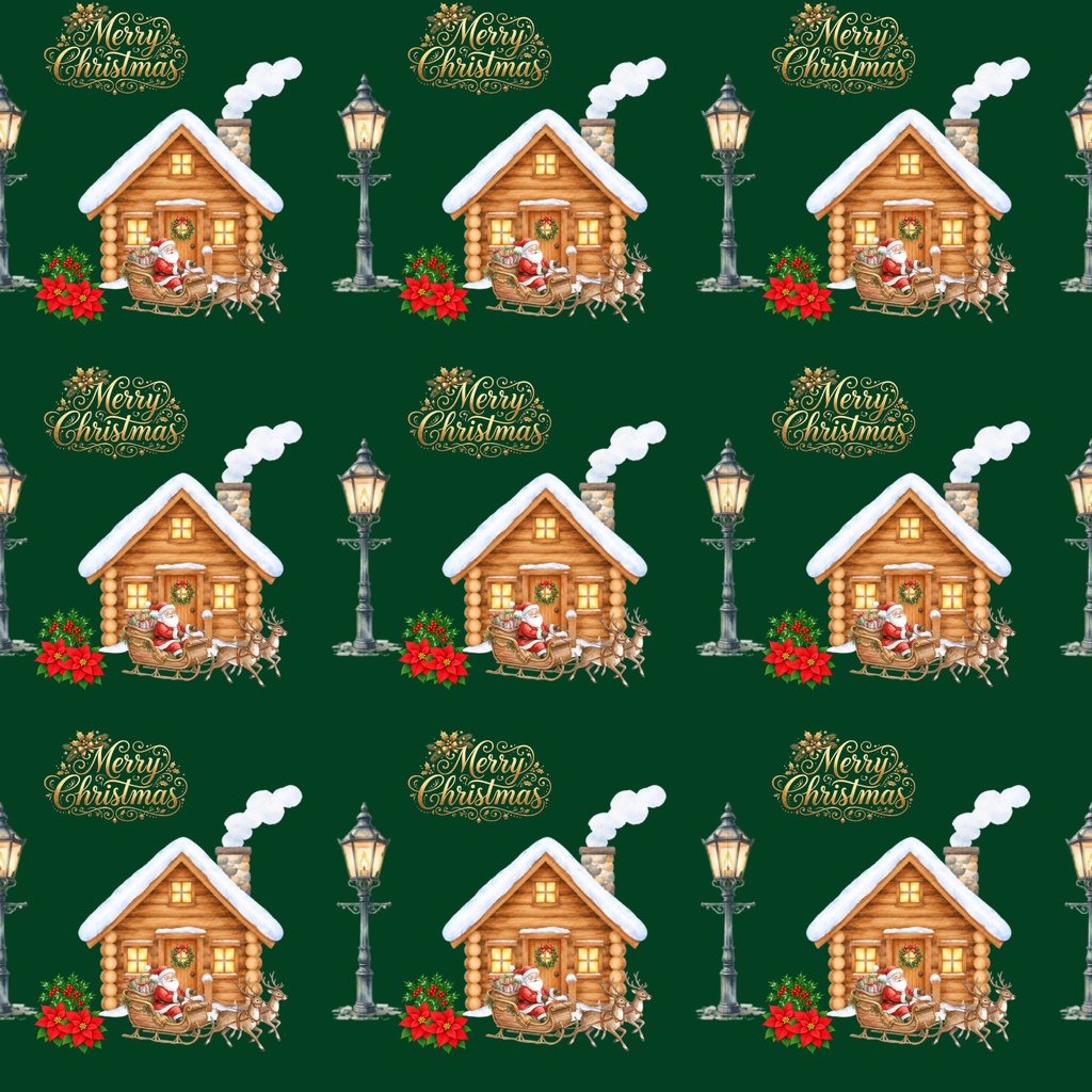 クリスマスデジタルペーパー１０枚セット