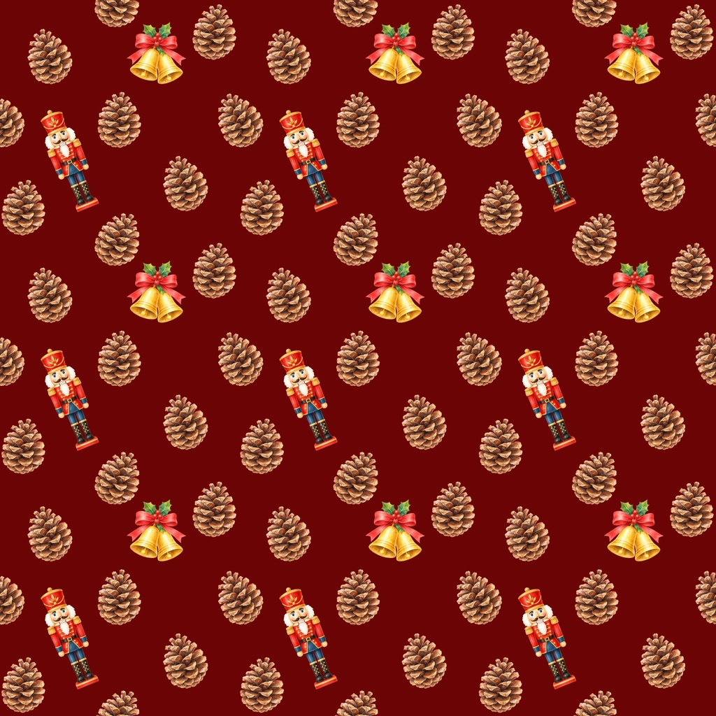 クリスマスデジタルペーパー5枚セット
