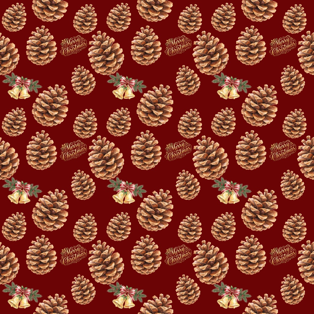 クリスマスデジタルペーパー5枚セット