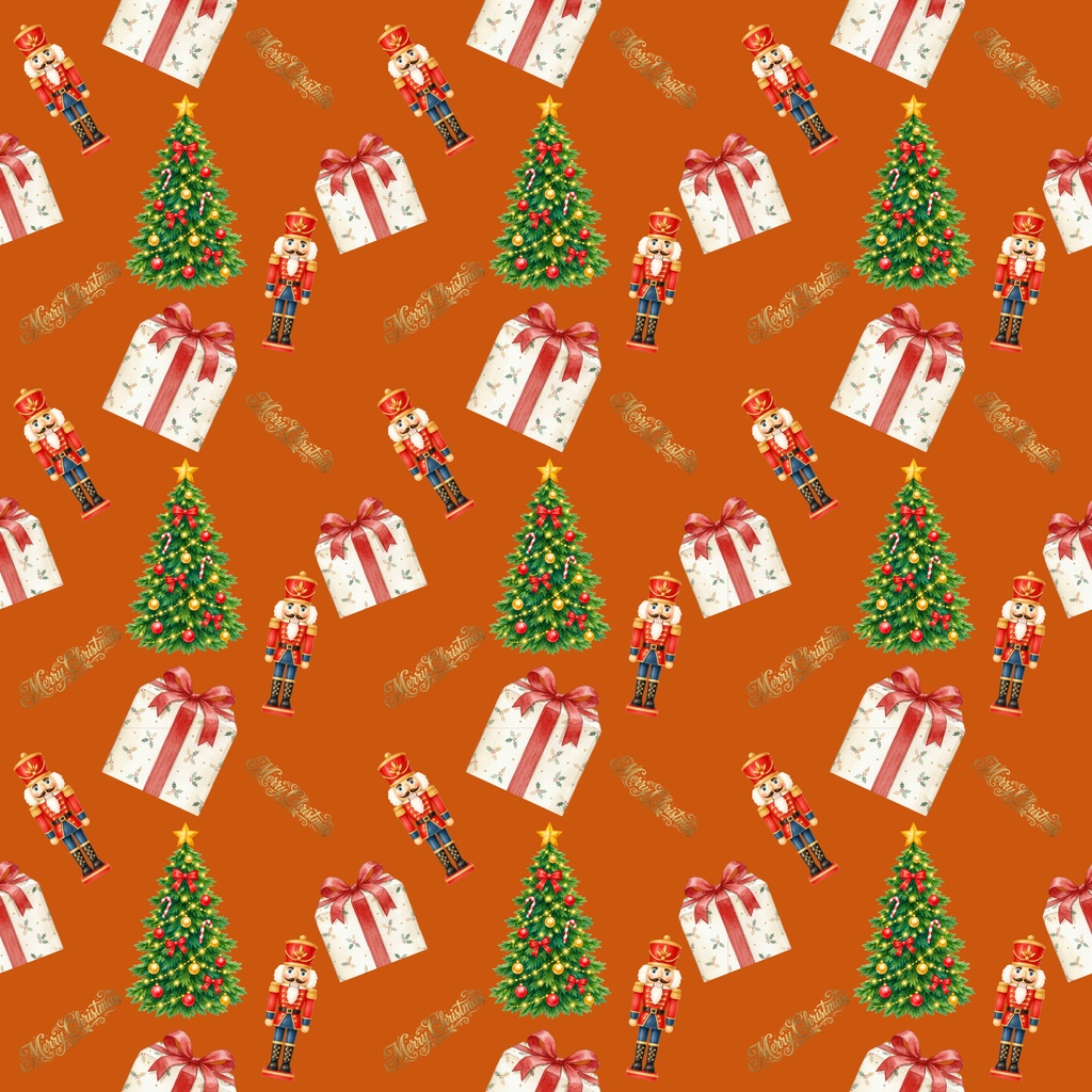 クリスマスデジタルペーパー5枚セット