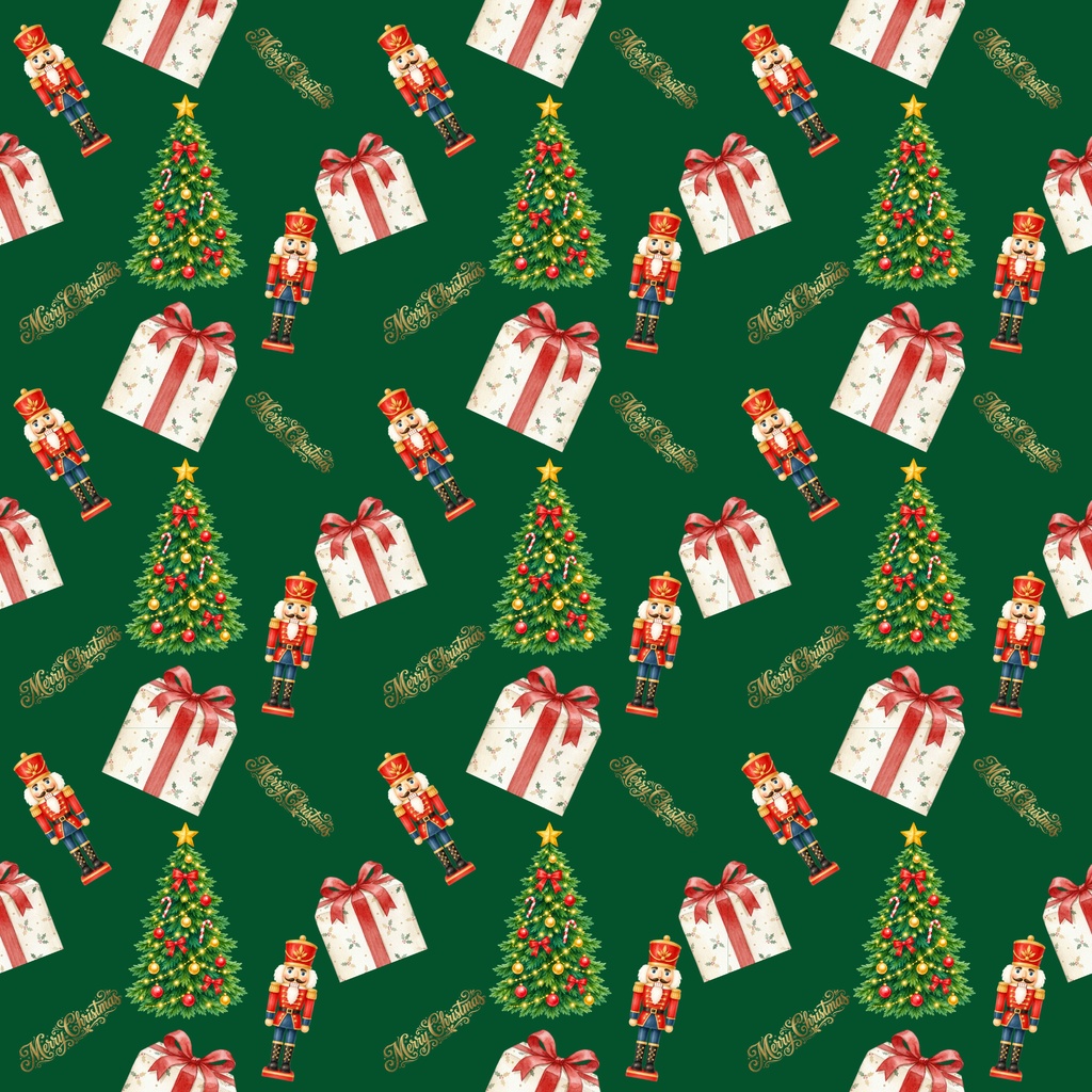 クリスマスデジタルペーパー5枚セット