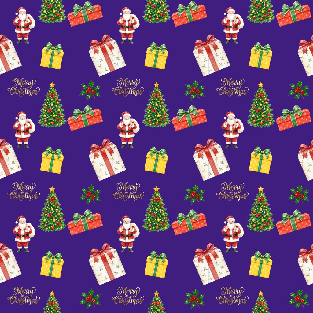クリスマスデジタルペーパー5枚セット