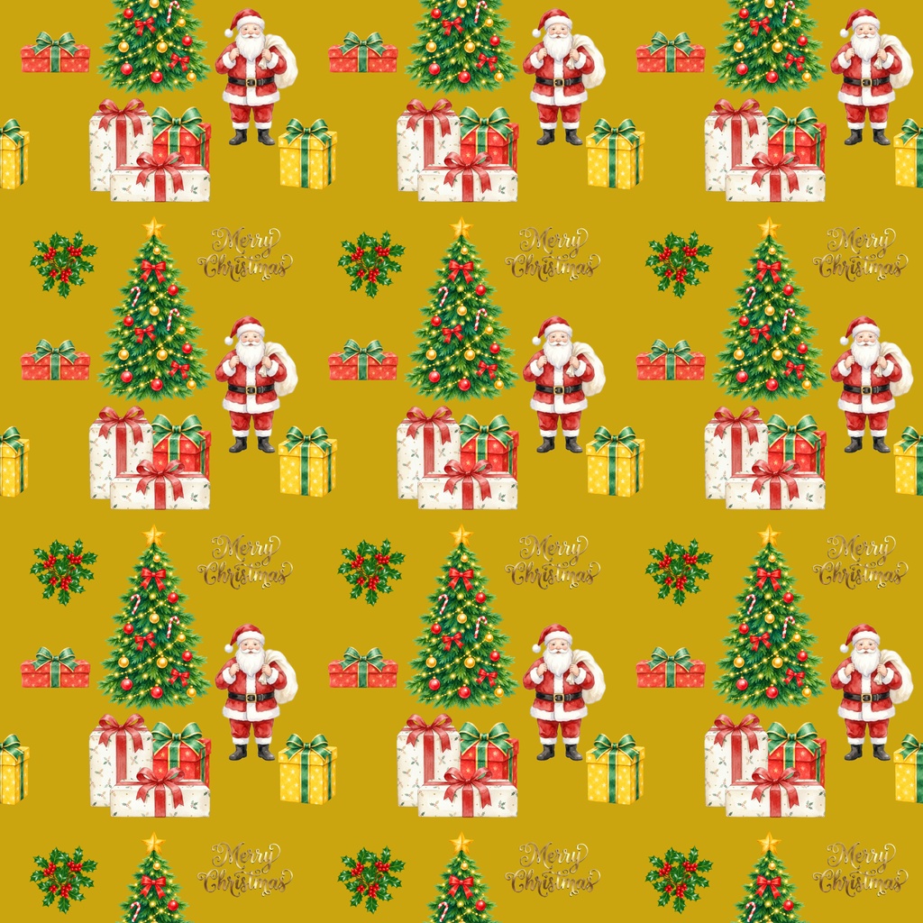 クリスマスデジタルペーパー5枚セット