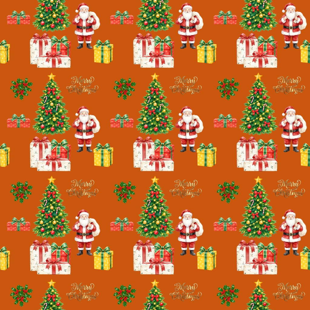 クリスマスデジタルペーパー5枚セット