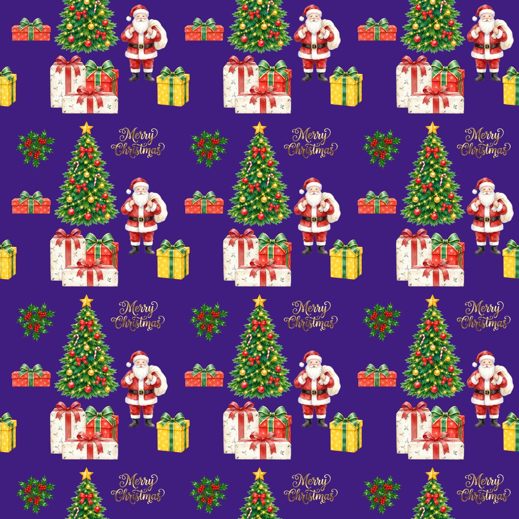 クリスマスデジタルペーパー5枚セット
