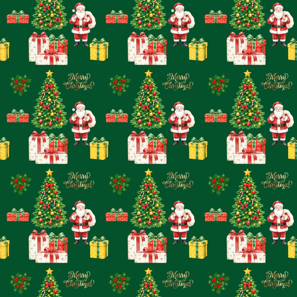 クリスマスデジタルペーパー5枚セット