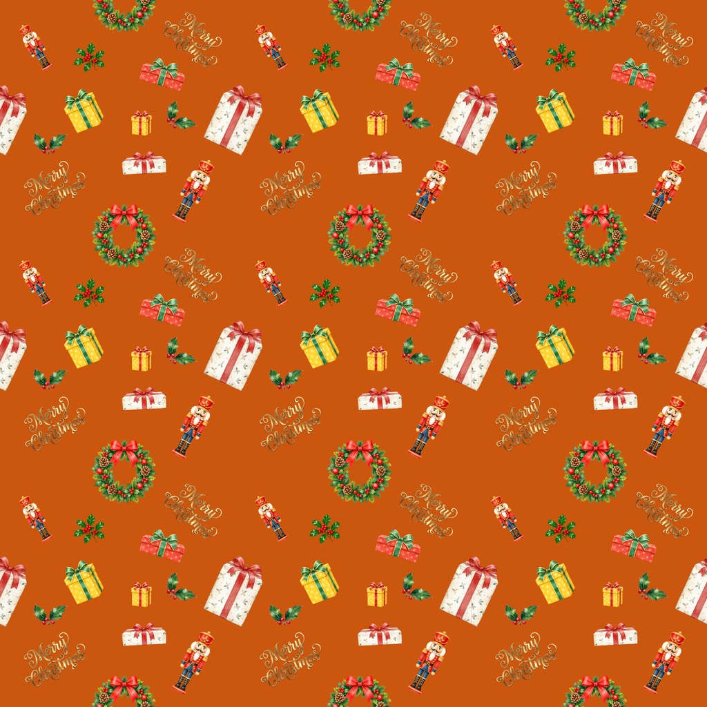 クリスマスデジタルペーパー5枚セット