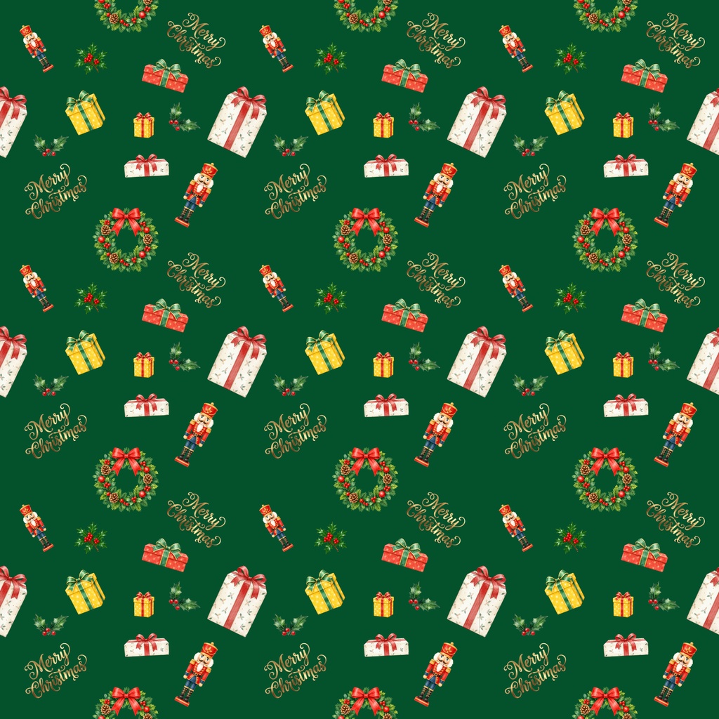 クリスマスデジタルペーパー5枚セット