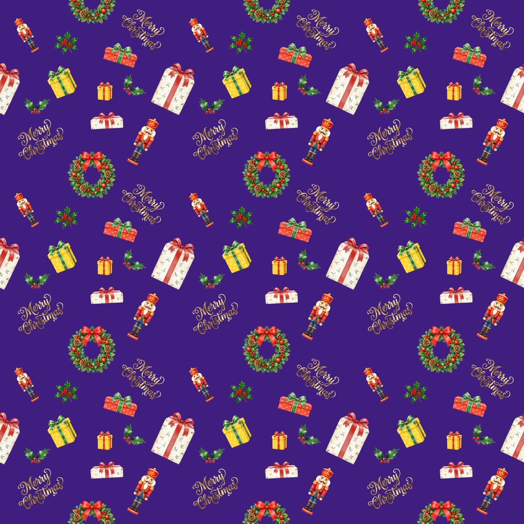 クリスマスデジタルペーパー5枚セット