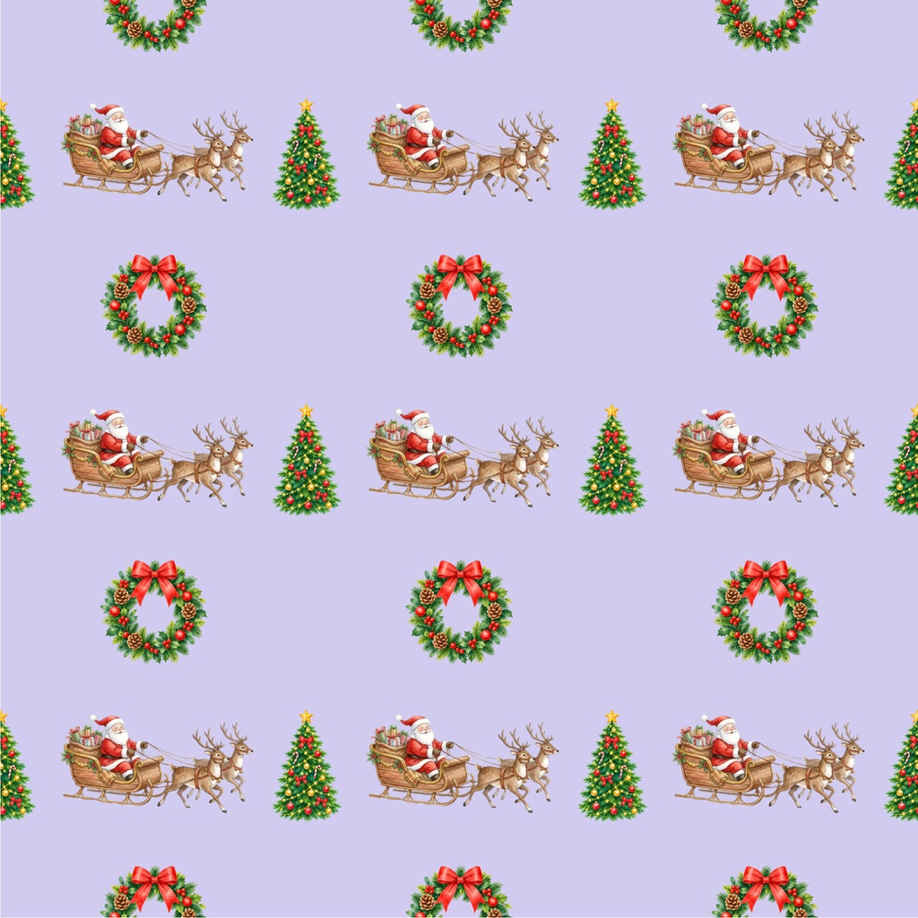クリスマスデジタルペーパー5枚セット
