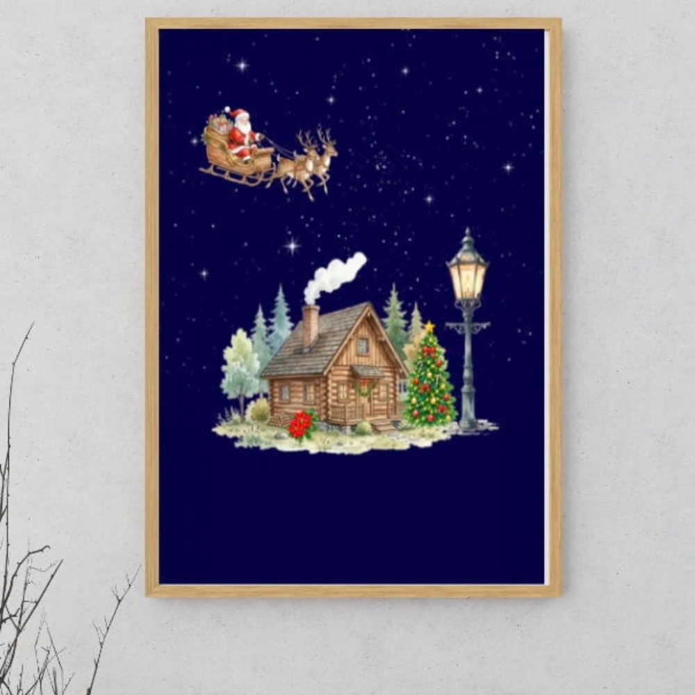 クリスマスデジタルウォールアート