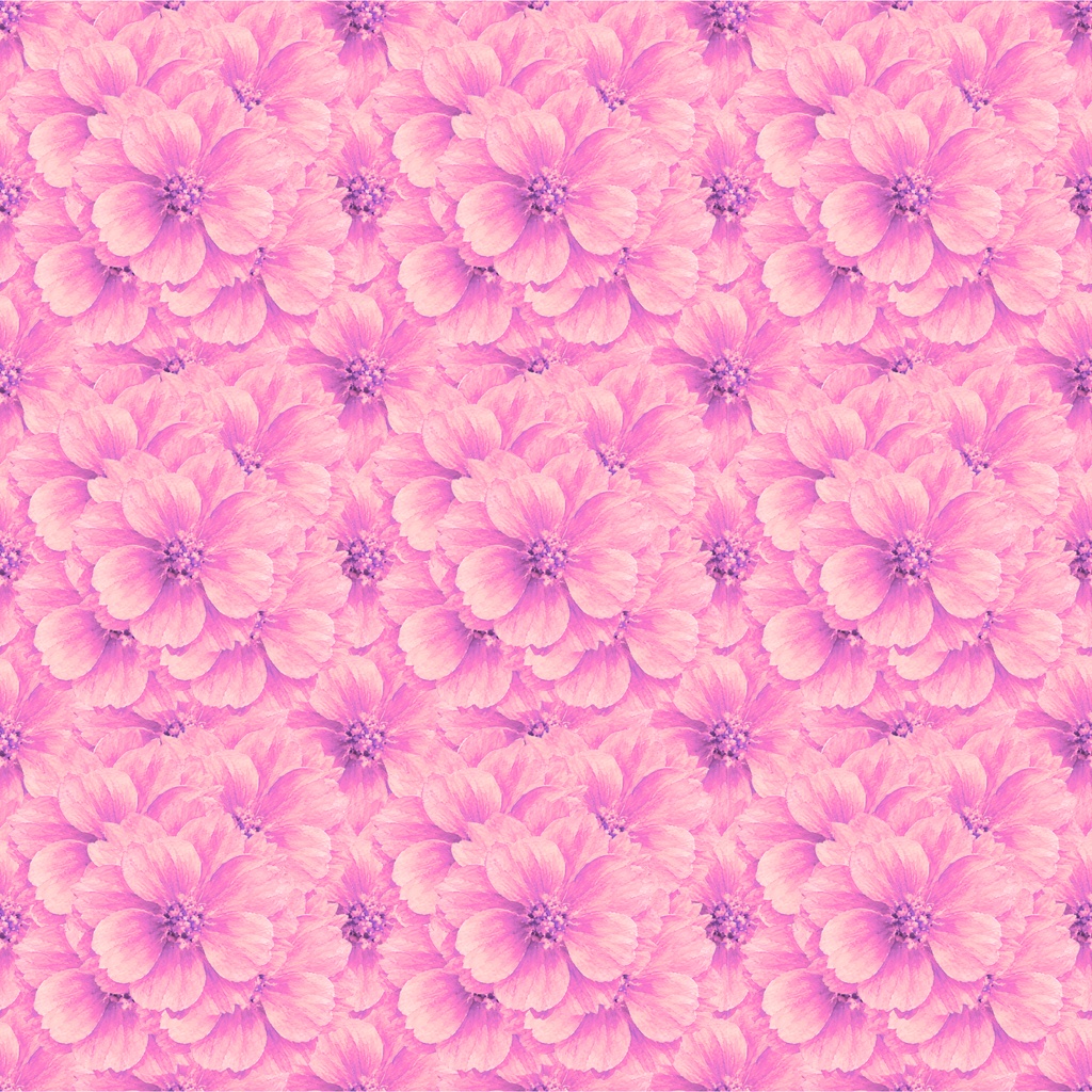 可愛いお花のデジタルペーパー4色セット