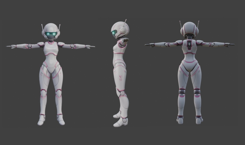 【3D】ロッタボイド ロッタちゃんVRM+FBX同封