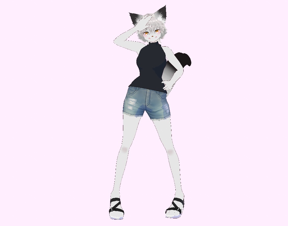 【3D】シロケモナー ルルゥ