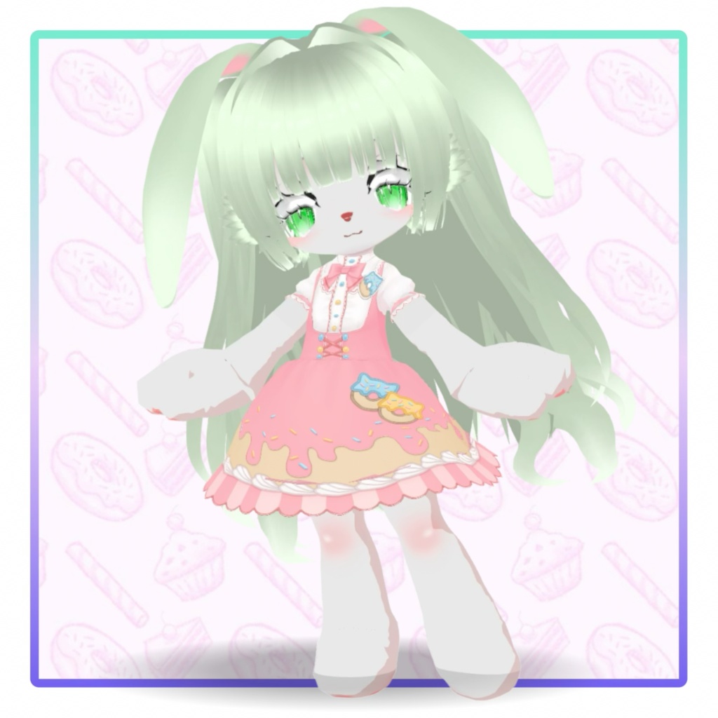 オリジナル3Dモデル【ナナァ】