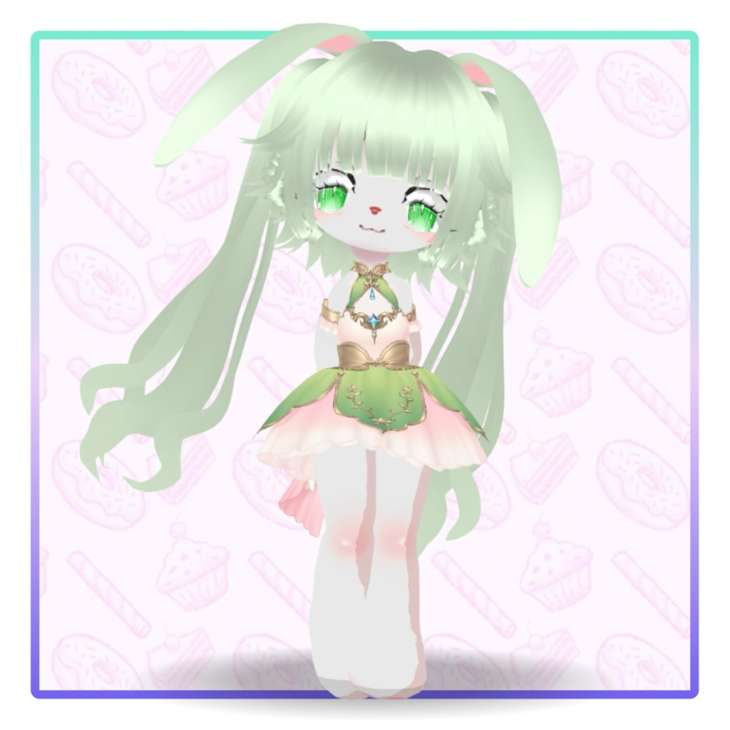 オリジナル3Dモデル【ナナァ】妖精ばーじょん