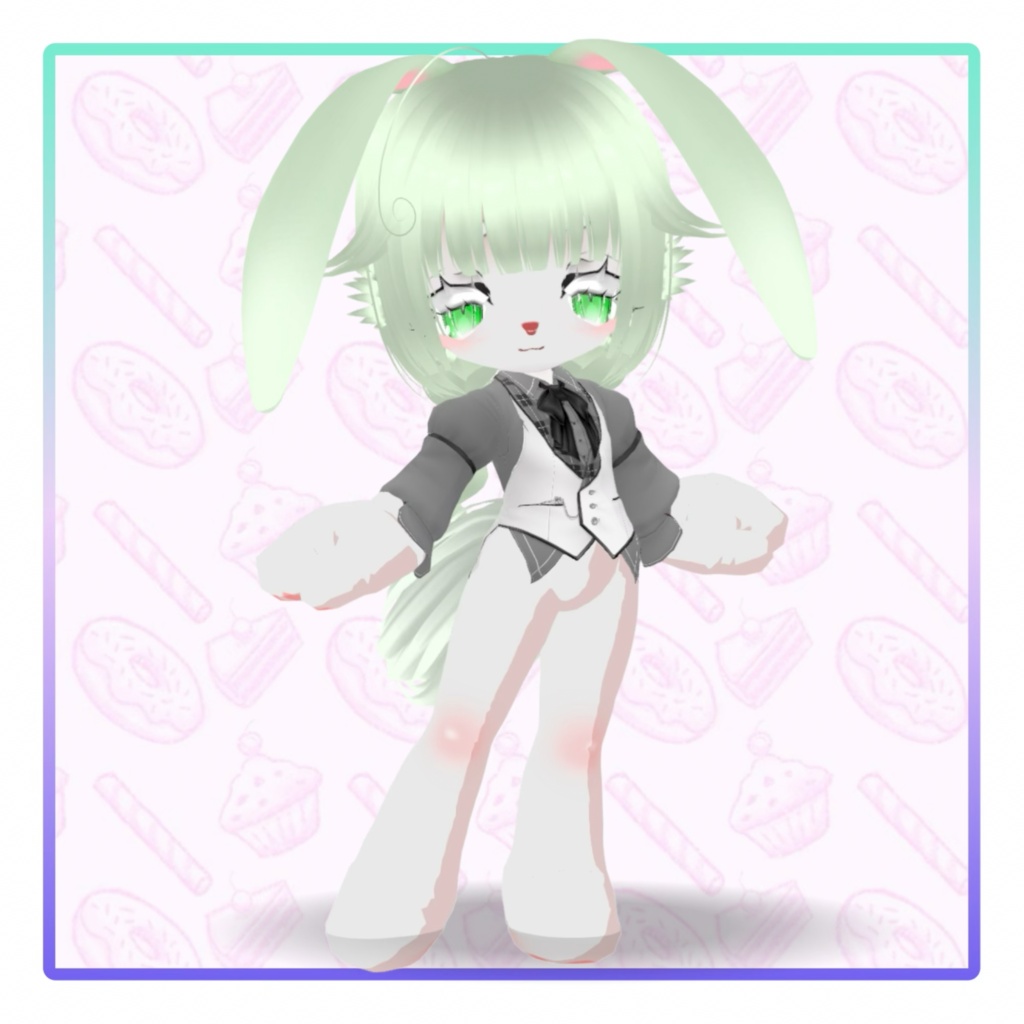 オリジナル3Dモデル【ナナァ】でぃーらーばーじょん