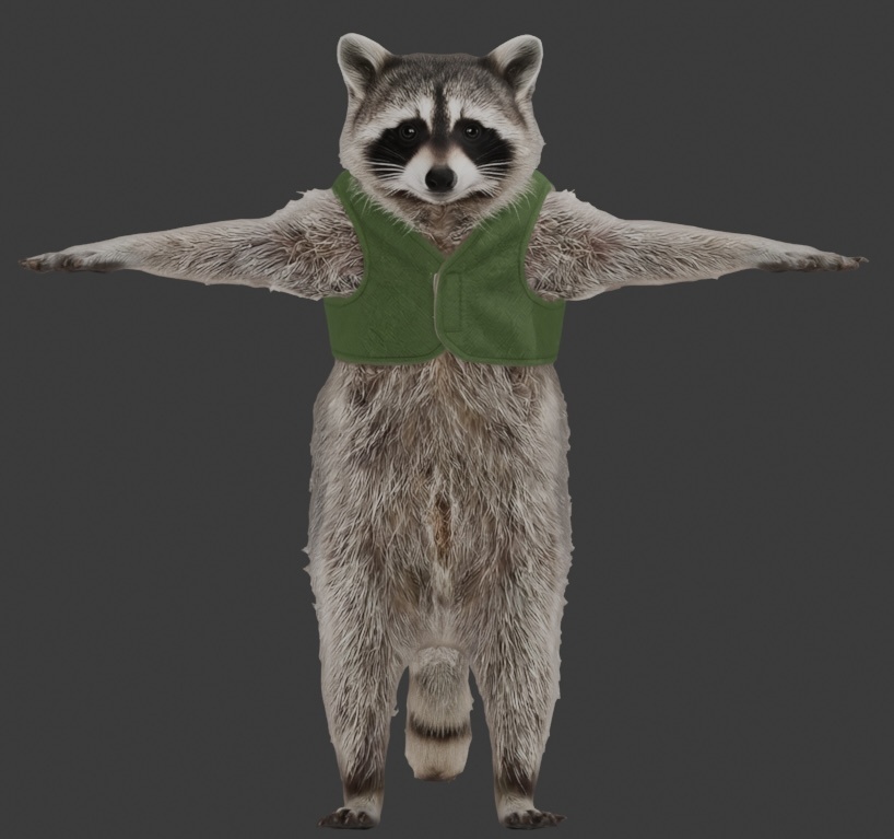 【3Dモデル】あらい君 VRM+FBX同封