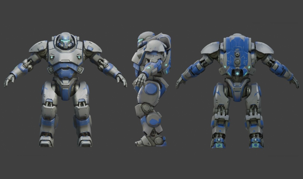 【3Dモデル】SFメカ VRM+FBX同封