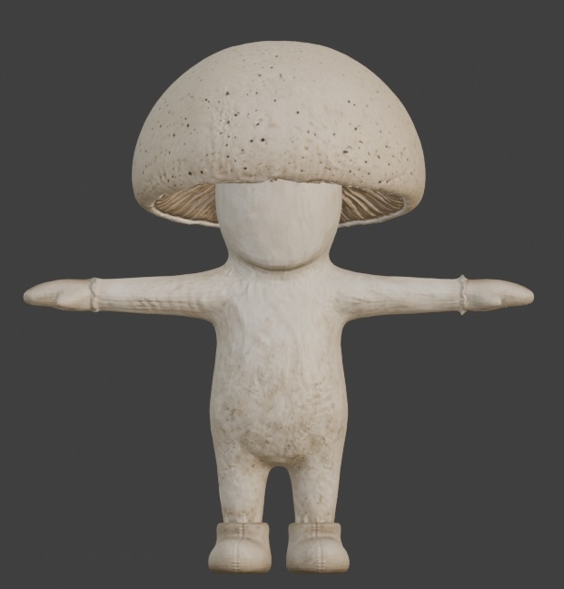 【3Dモデル】キノ子 VRM+FBX同封