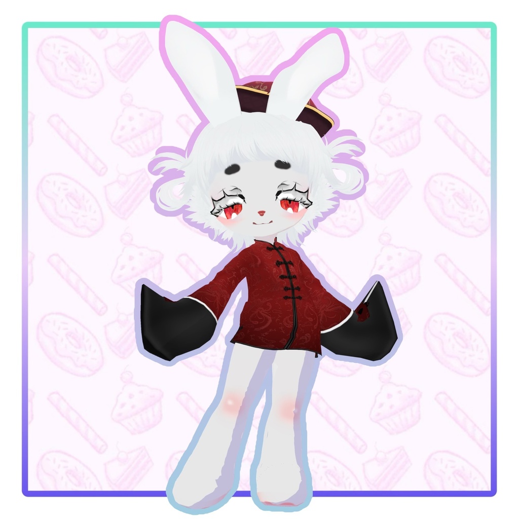 オリジナル3Dモデル【ルルゥ】ちゃいなばーじょん