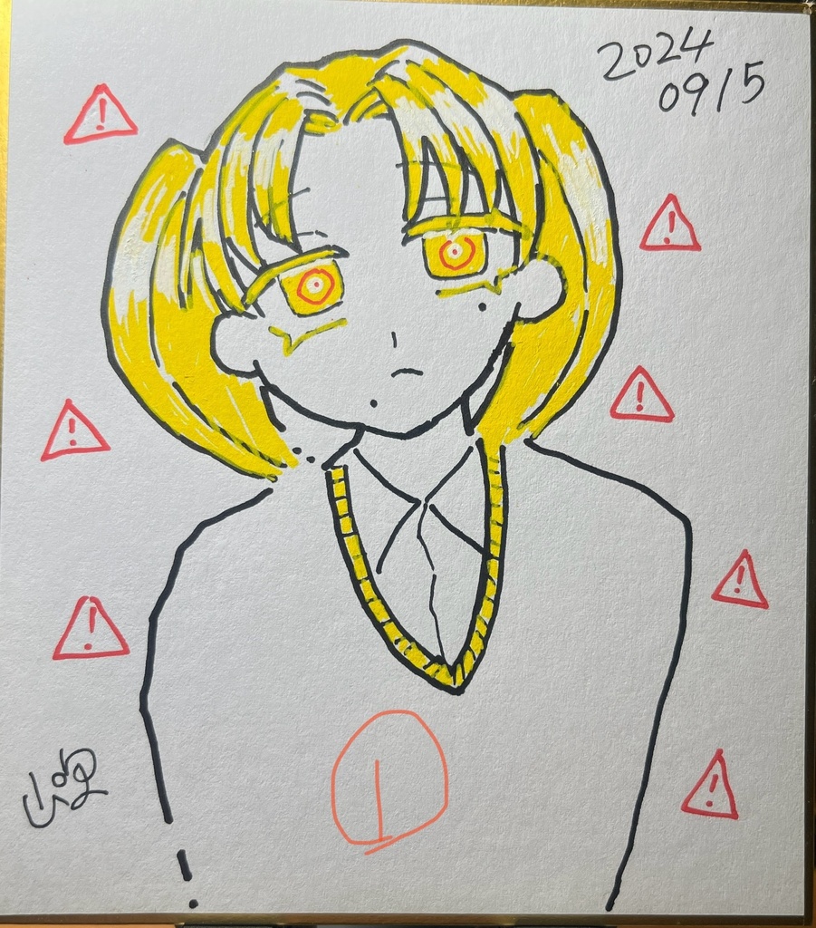 【650円均一】ミニ色紙原画