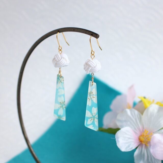 水引ピアス-風鈴凛々-