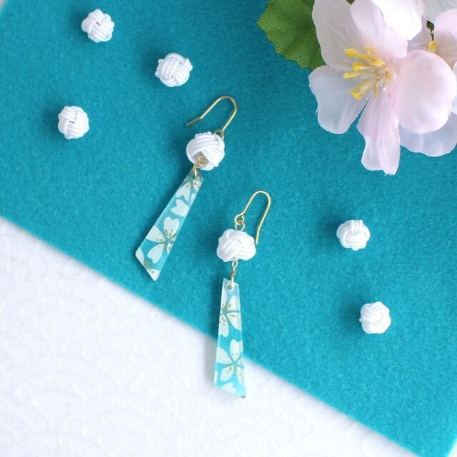 水引ピアス-風鈴凛々-