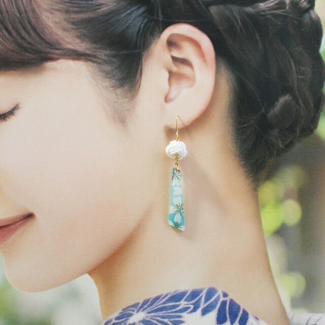 水引ピアス-風鈴凛々-