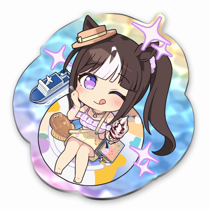 水着ダート組 水面アクリルキーホルダー