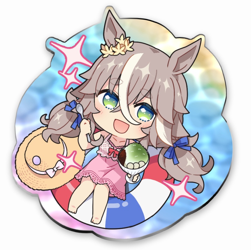 水着ダート組 水面アクリルキーホルダー