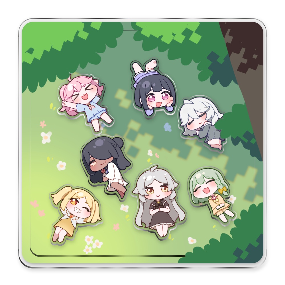 ７姉妹シャカシャカアクリルキーホルダー