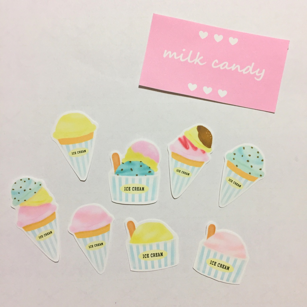 milkcandy専門店 アイスクリームシール