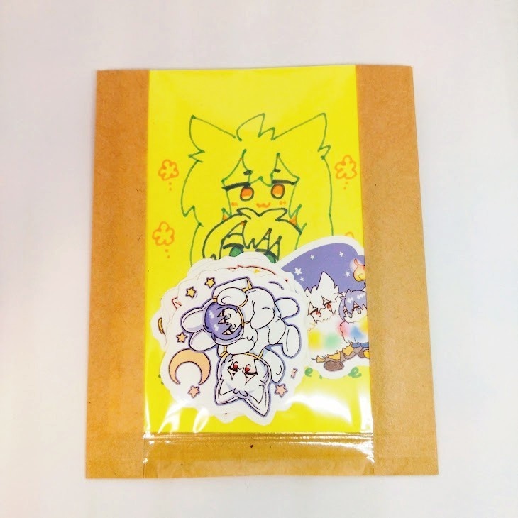 ちまっとこぎみか フレークシールセット