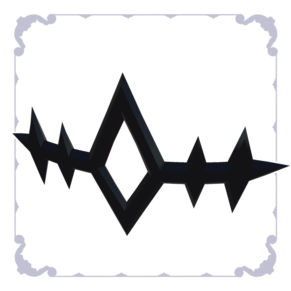 【3Dヘアアクセ】Darkserenade