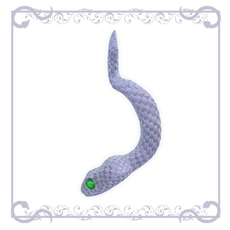 ヘビ型のヘソピアス