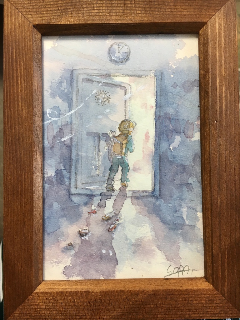 透明水彩 原画