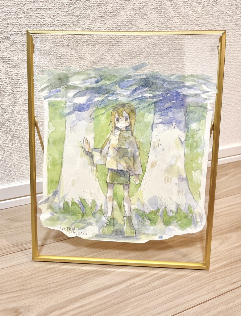 原画:木々の隙間